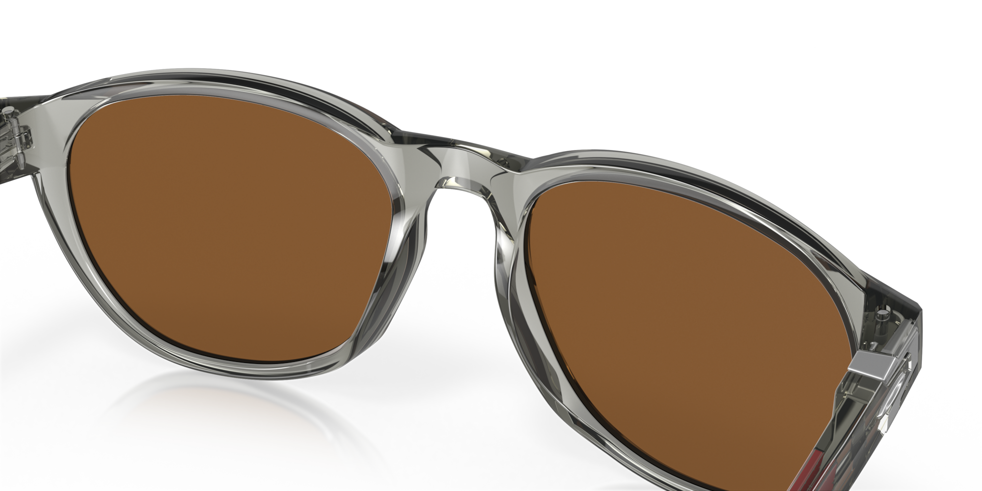 Oakley Okulary przeciwsłoneczne Reedmace Grey Ink, Prizm Violet OO9126-07