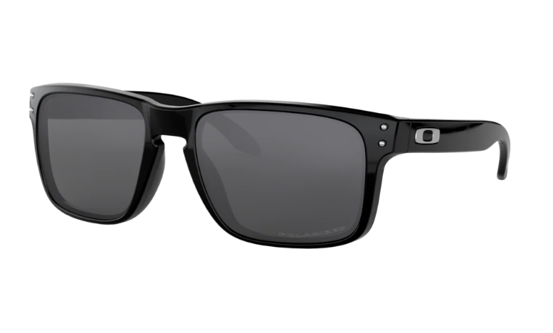 Oakley Okulary Przeciwsłoneczne HOLBROOK Polished Black/Grey Polarized OO9102-02