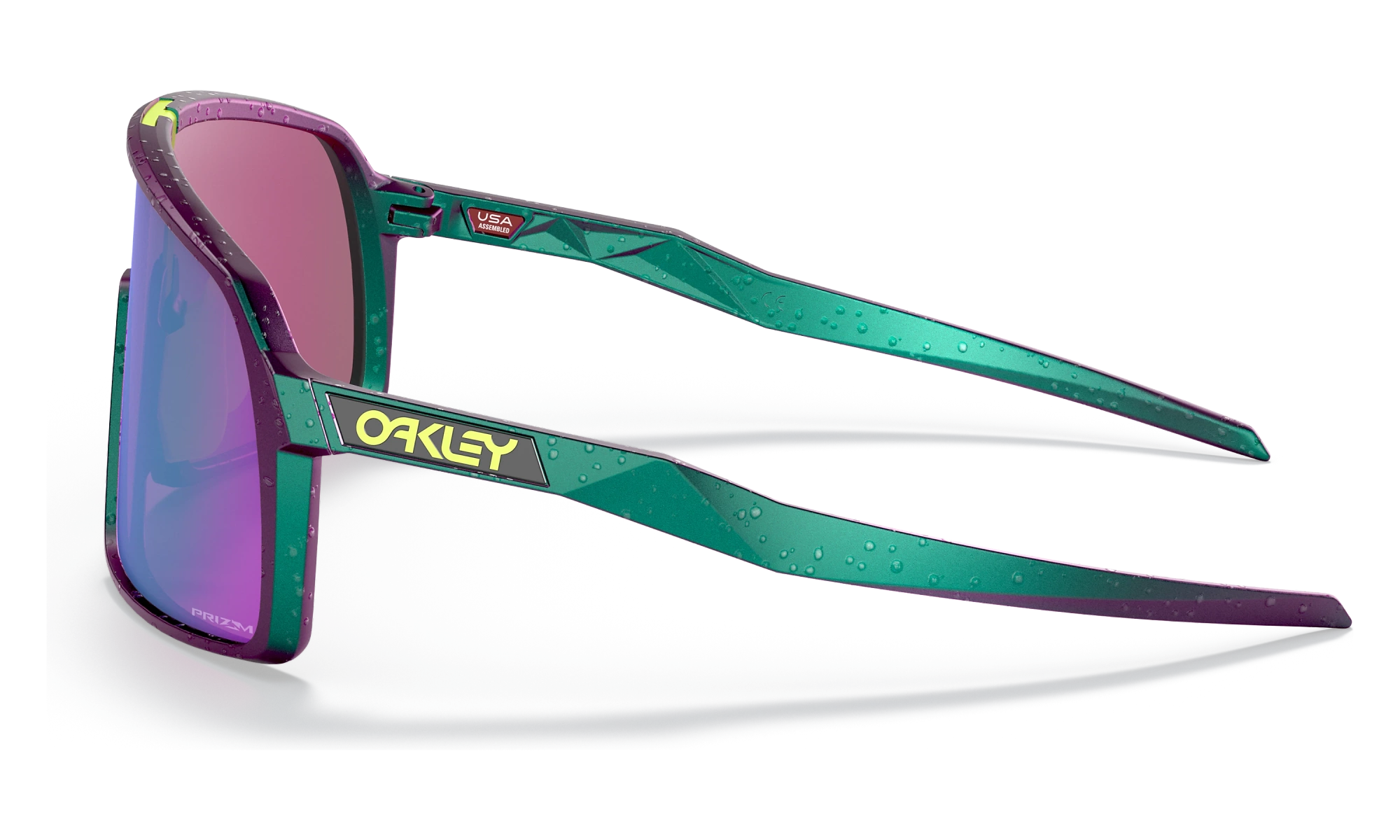 Oakley Okulary przeciwsłoneczne SUTRO Green Purple Splatter/Prizm Road Jade OO9406-59
