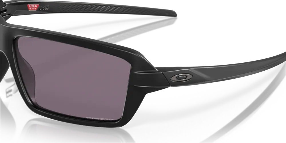 Oakley Okulary przeciwsłoneczne CABLES OO9129-01 Matte Black, Prizm Grey
