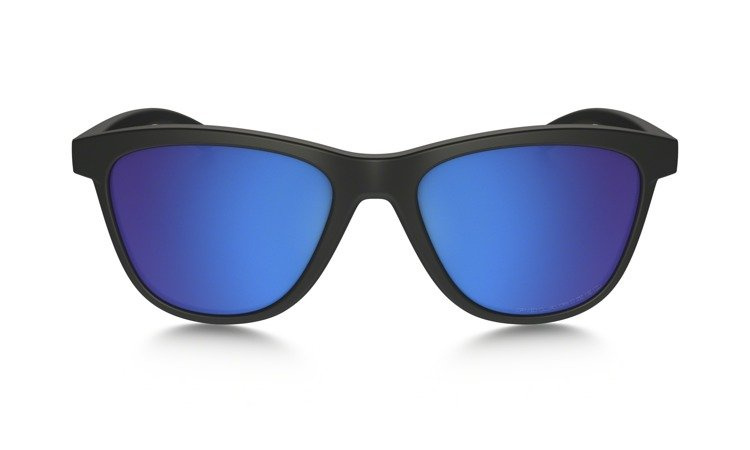 Oakley Okulary przeciwsłoneczne MOONLIGHTER Matte Black/Sapphire Iridium Polarized OO9320-11