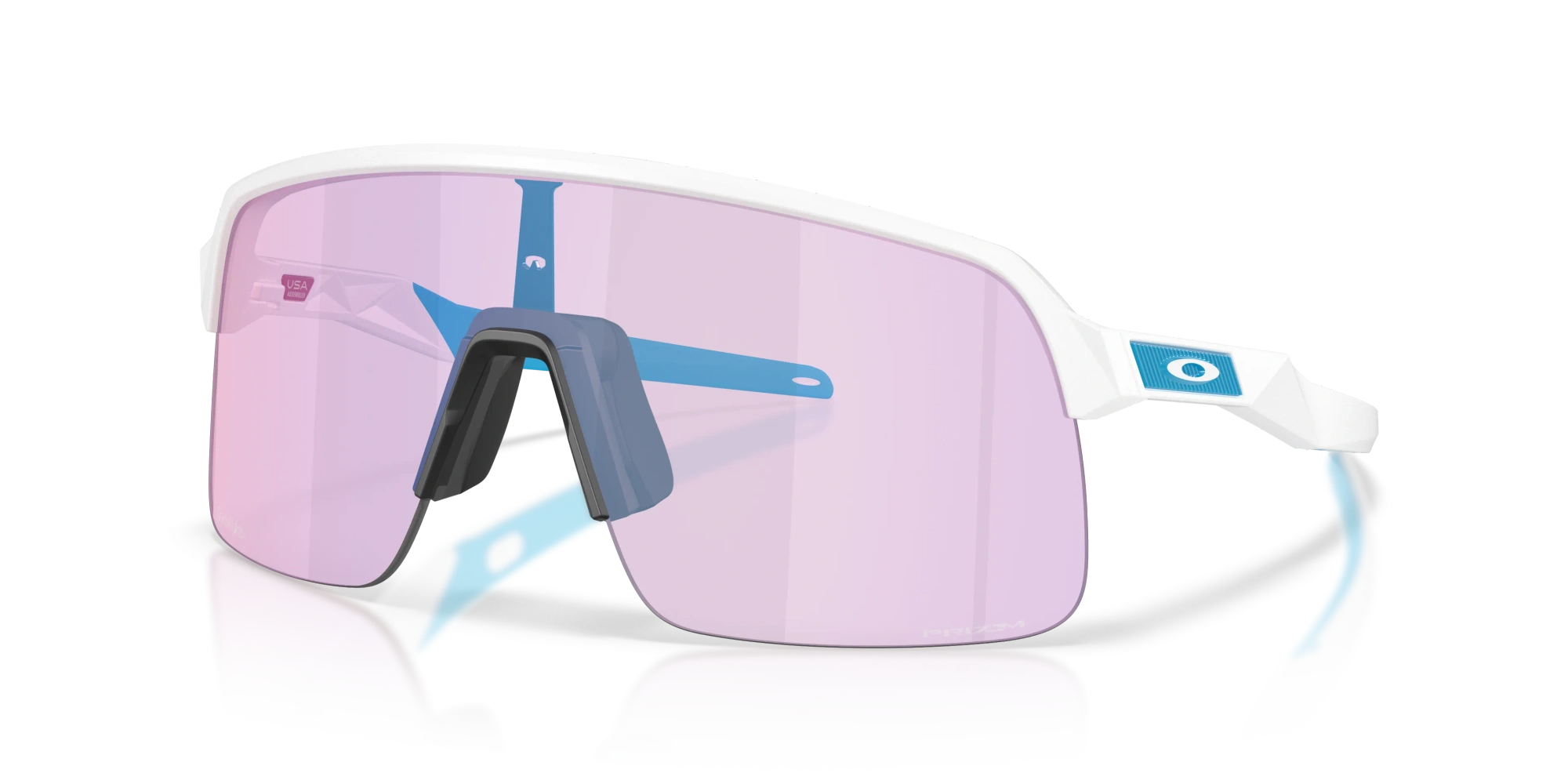 Oakley Okulary przeciwsłoneczne SUTRO LITE Matte White/Prizm Transitions Cobalt OO9463-C9