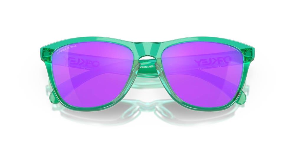 Oakley Okulary przeciwsłoneczne FROGSKINS Translucent Celeste/Prizm Violet OO9013-J8