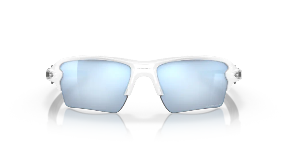 Oakley Okulary przeciwsłoneczne FLAK 2.0 XL Polished White/Prizm Deep Water Polarized OO9188-82