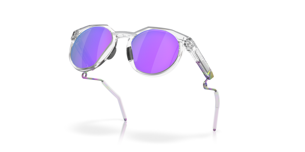Oakley Okulary przeciwsłoneczne HSTN METAL Matte Clear / Prizm Violet OO9279-02