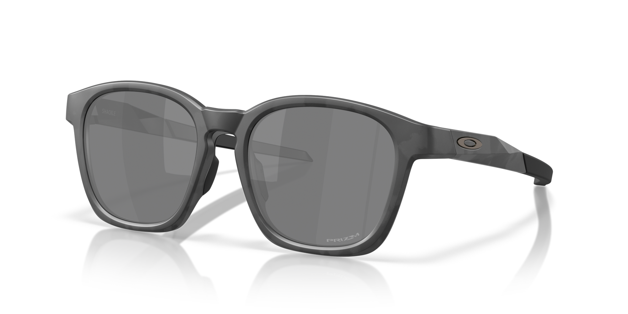 Oakley Okulary przeciwsłoneczne SHACKLE Matte Black Camo / Prizm Black OO9507D-05