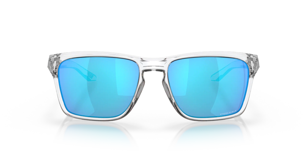 Oakley Okulary przeciwsłoneczne Sylas Polished Clear, Prizm Sapphire OO9448-04