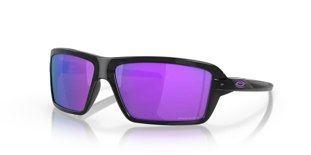 Oakley Okulary przeciwsłoneczne CABLES OO9129-08 Black Ink, Prizm Violet