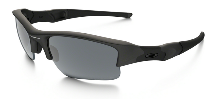 Oakley FLAK JACKET XLJ Matte Black/Black Iridium Polarized 24-433