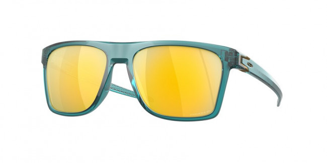 Oakley Okulary przeciwsłoneczne LEFFINGWELL Matte Artic Surf, Prizm 24k Polarized OO9100-06