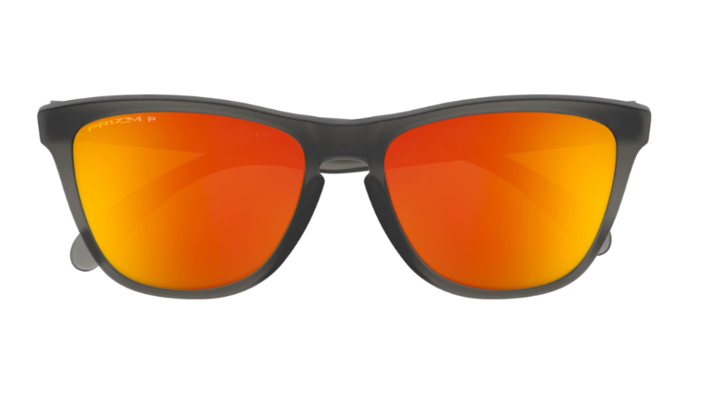 Oakley Okulary przeciwsłoneczne FROGSKINS Matte Grey Smoke/Prizm Ruby Polarized OO9013-F8