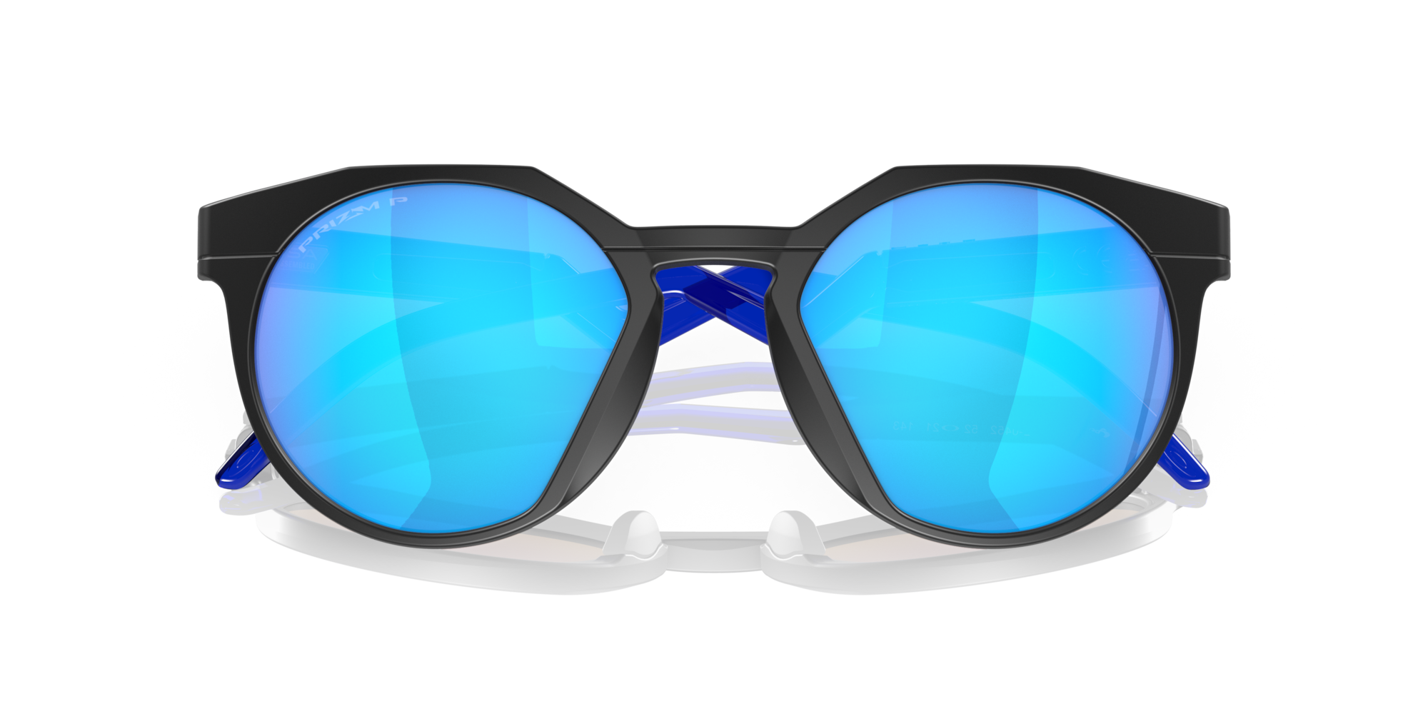 Oakley Sunglasses HSTN Matte Black / Prizm Sapphire Polarized OO9242-04