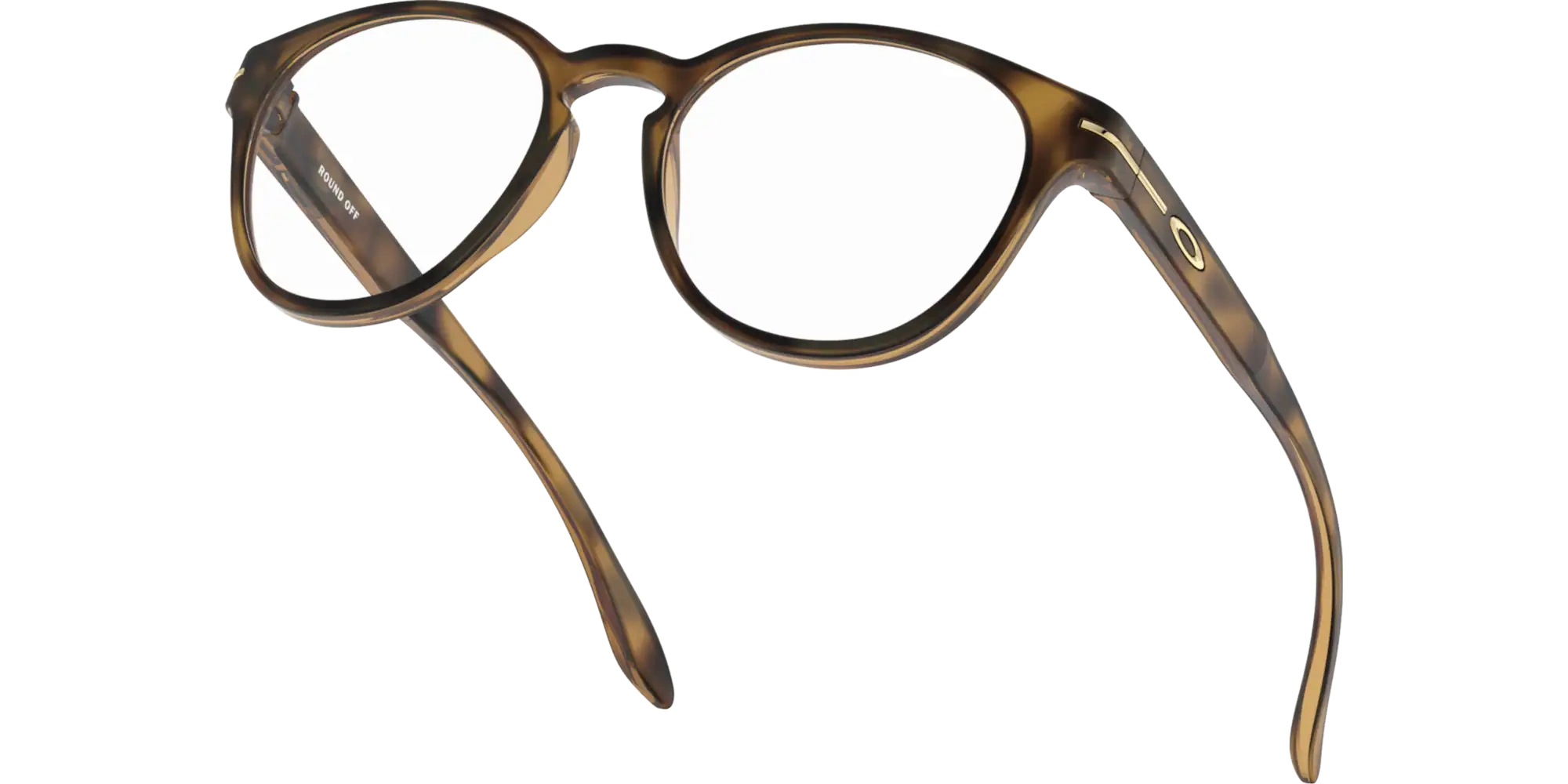 Oakley Okulary korekcyjne Dziecięce ROUND OFF Satin Brown Tortoise OY8017-02