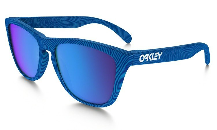Oakley Sunglasses FROGSKINS Fingerprint Sky Blue/Sapphire Iridium OO9013-55