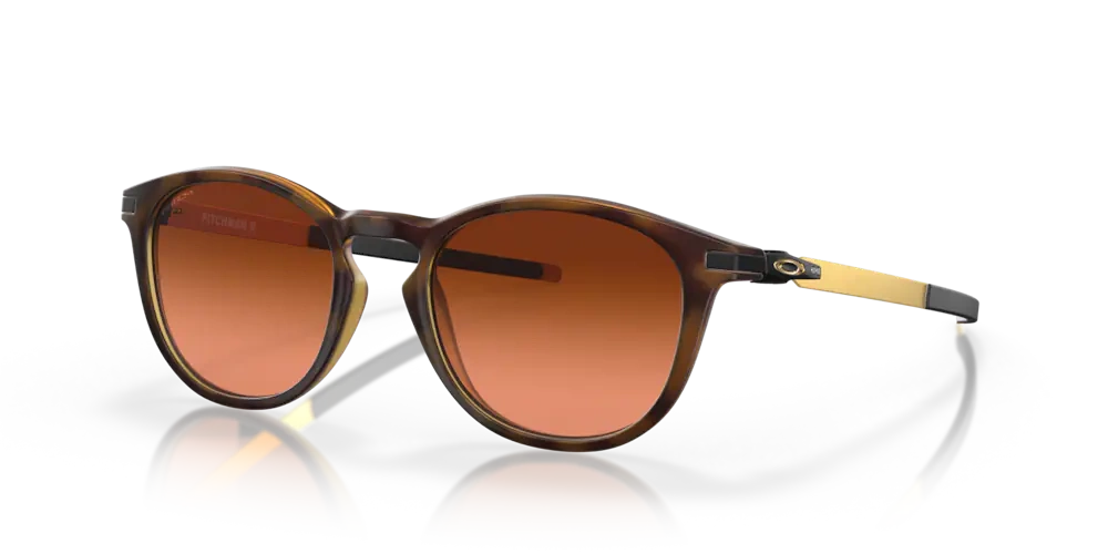 Oakley Okulary przeciwsłoneczne PITCHMAN R Matte Brown Tortoise, Prizm Brown Gradient OO9439-15