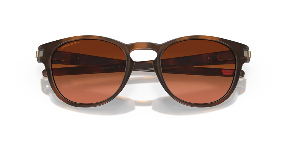 Oakley Okulary przeciwsłoneczne LATCH Matte Brown Tortoise, Prizm Brown Gradient OO9265-60
