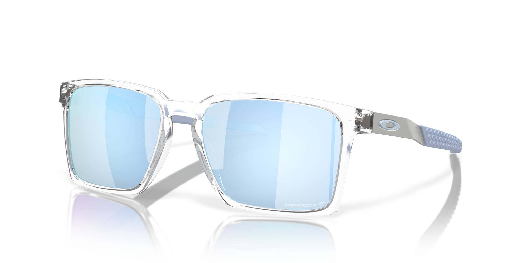 Oakley Sunglasses EXCHANGE SUN Polished Clear / Prizm sapphire polarized OO9483-03