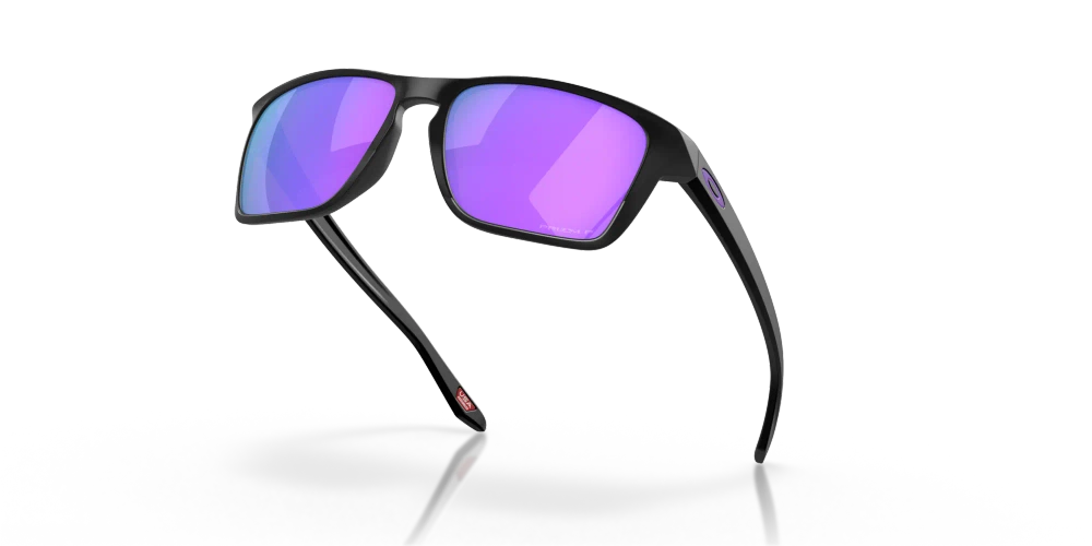 Oakley Okulary przeciwsłoneczne SYLAS Matte Black/Prizm Violet Polarized OO9448-13