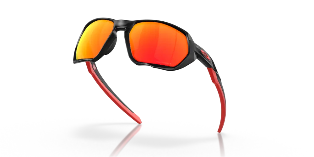Oakley Okulary przeciwsłoneczne PLAZMA Matte Black Ink, Prizm Ruby OO9019-11