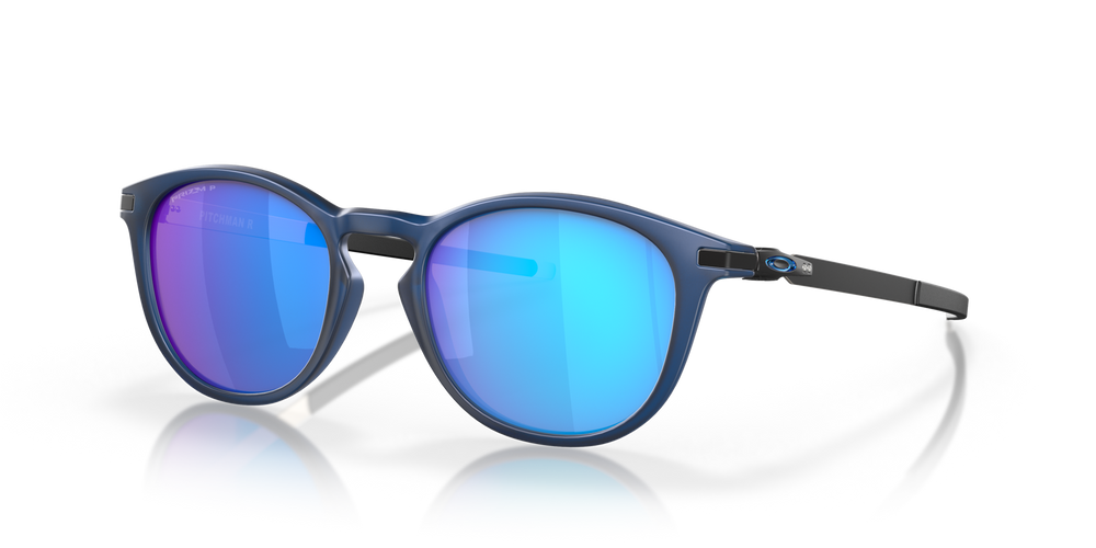 Oakley Okulary przeciwsłoneczne PITCHMAN R Matte Translucent Blue/Prizm Sapphire Polarized OO9439-13