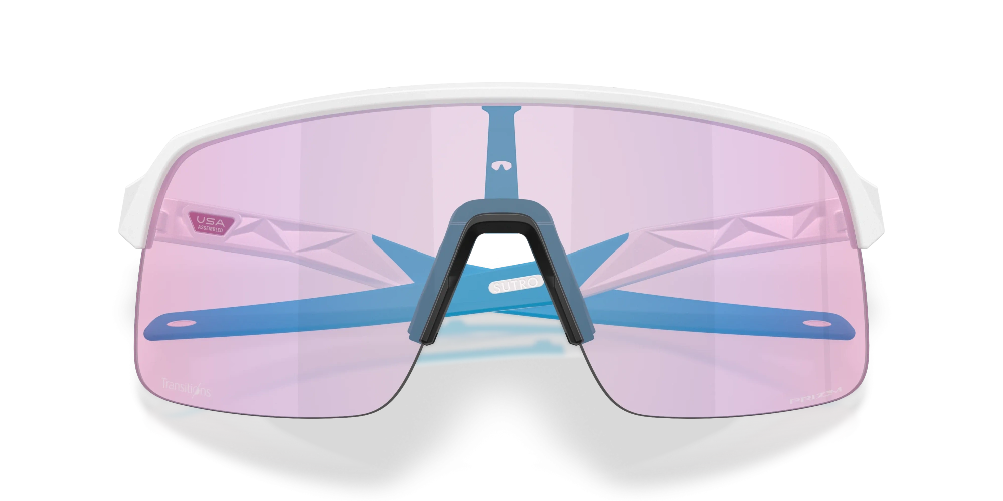 Oakley Okulary przeciwsłoneczne SUTRO LITE Matte White/Prizm Transitions Cobalt OO9463-C9