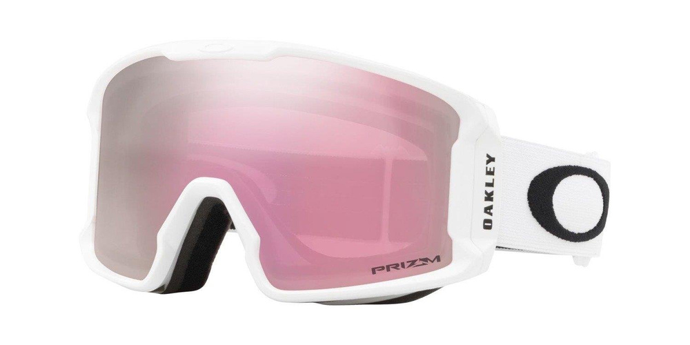 Oakley Goggles Line Miner XM MATTE WHITE / Prizm Snow Hi Pink Iridium OO7093-11