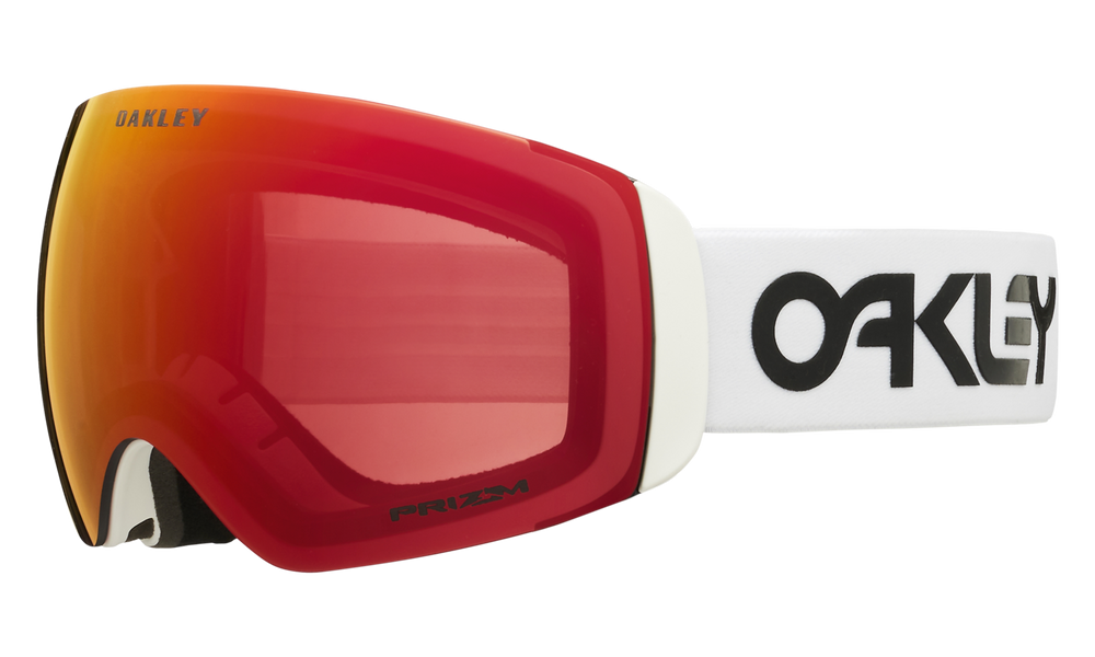 OAKLEY Gogle Snow FLIGHT DECK M Factory Pilot White/Prizm Snow Torch Iridium OO7064-96
