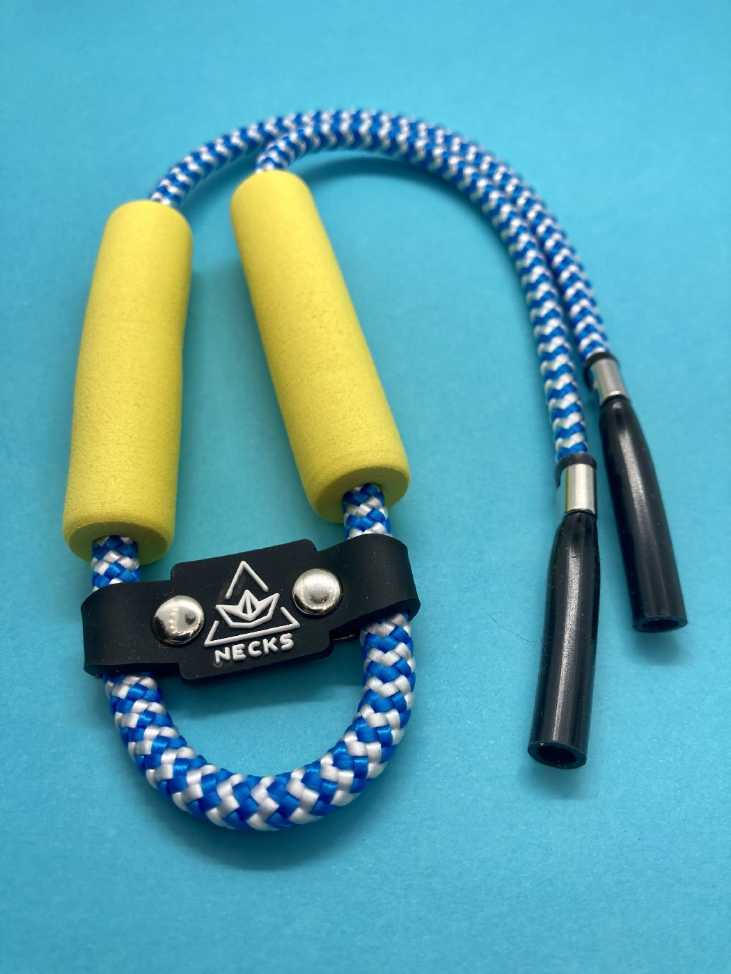 Sznurek pływający do okularów marki Necks Blue Yellow