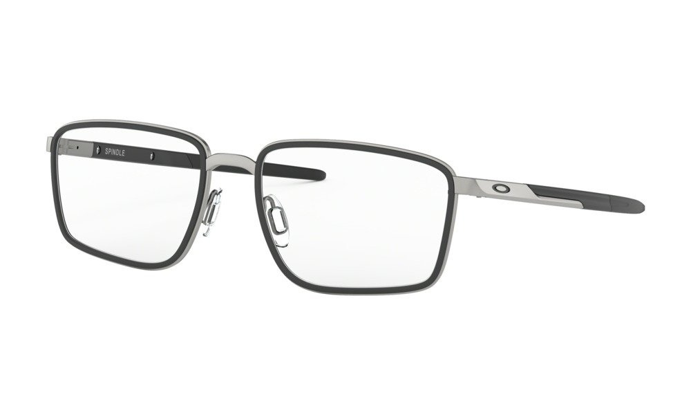 Oakley Optical Frame SPINDLE Satinchrome/Satin Black/Clear OX3235-01