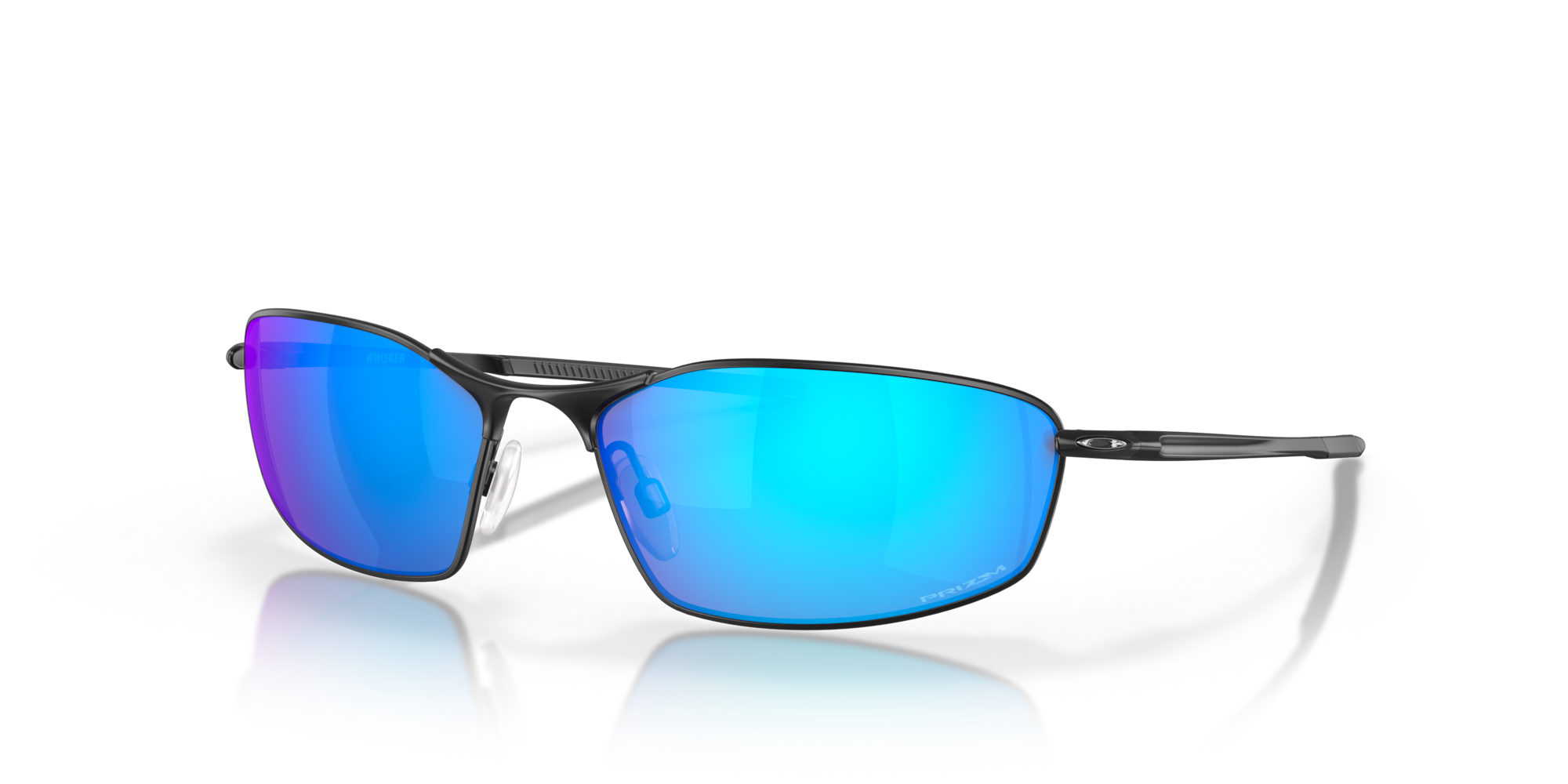 Oakley Sunglasses WHISKER Satin Black / Prizm Sapphire OO4141-14
