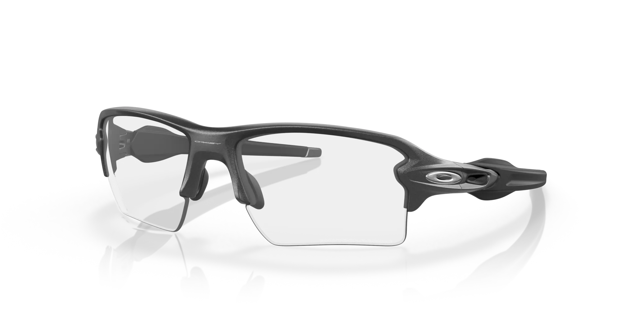 Oakley Okulary Przeciwsłoneczne Ochronne FLAK 2.0 XL Steel/Black Iridium Photochromic Activated OO9188-16