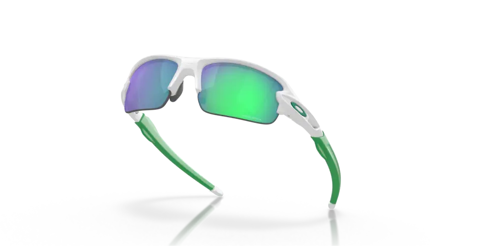 Oakley Sunglasses Junior FLAK XXS Matte White, Prizm Jade OJ9008-08