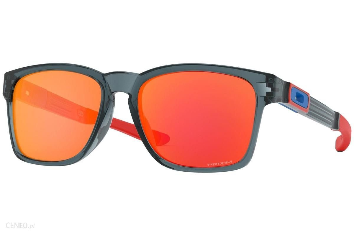 Oakley Sunglasses CATALYST Crystal Black/Prizm Ruby OO9272-28