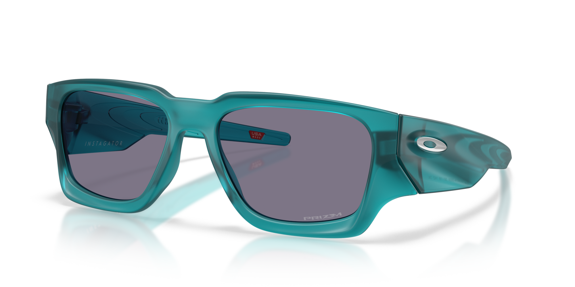 Oakley Okulary przeciwsłoneczne Instagator Matte Transparent Artic Surf / Prizm Grey OO9514-08