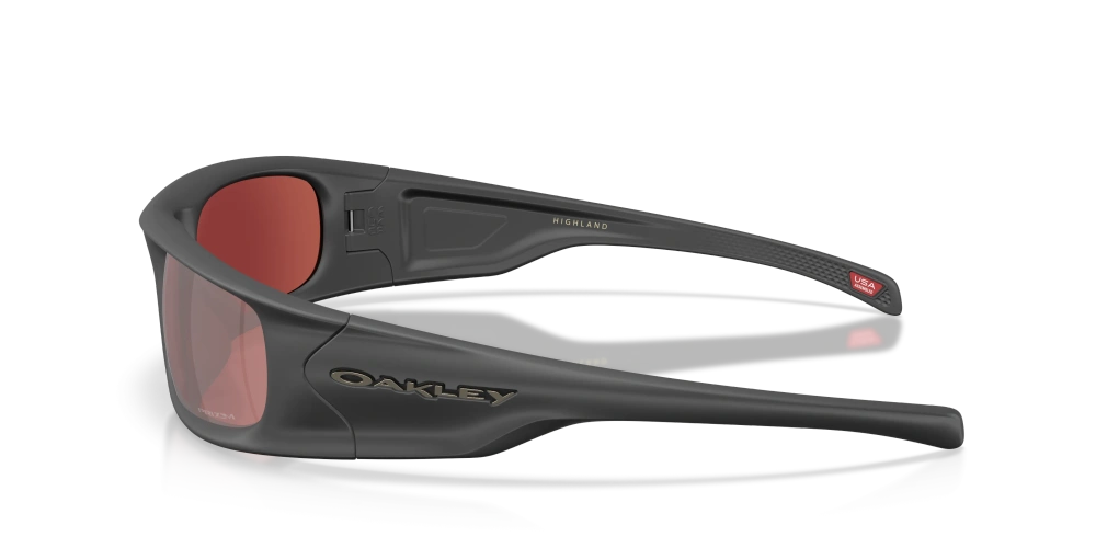 Oakley Sunglasses HIGHLAND Black Suede/Prizm Snow Black Iridium OO9522-09