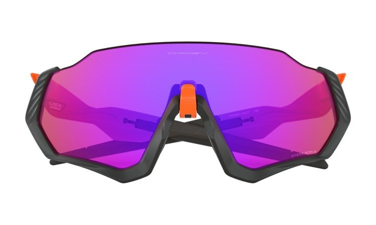 Oakley Okulary Przeciwsłoneczne FLIGHT JACKET Neon Orange/Prizm Trail OO9401-04
