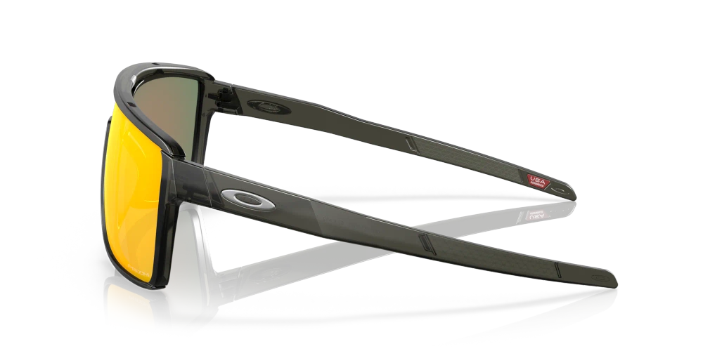 Oakley Okulary przeciwsłoneczne Castel Matte Grey Smoke, Prizm Ruby OO9147-05