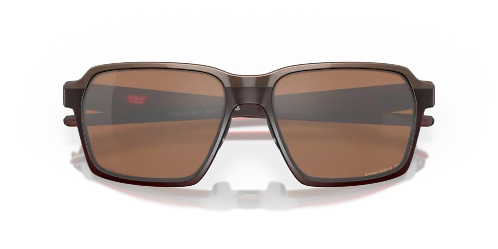 Oakley Okulary przeciwsłoneczne PARLAY Matte Rootbeer/Prizm Tungsten Polarized OO4143-06