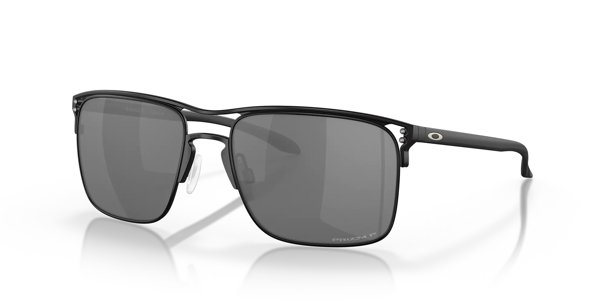 Oakley Okulary przeciwsłoneczne HOLBROOK TI Satin Black, Prizm Black Polarized OO6048-02
