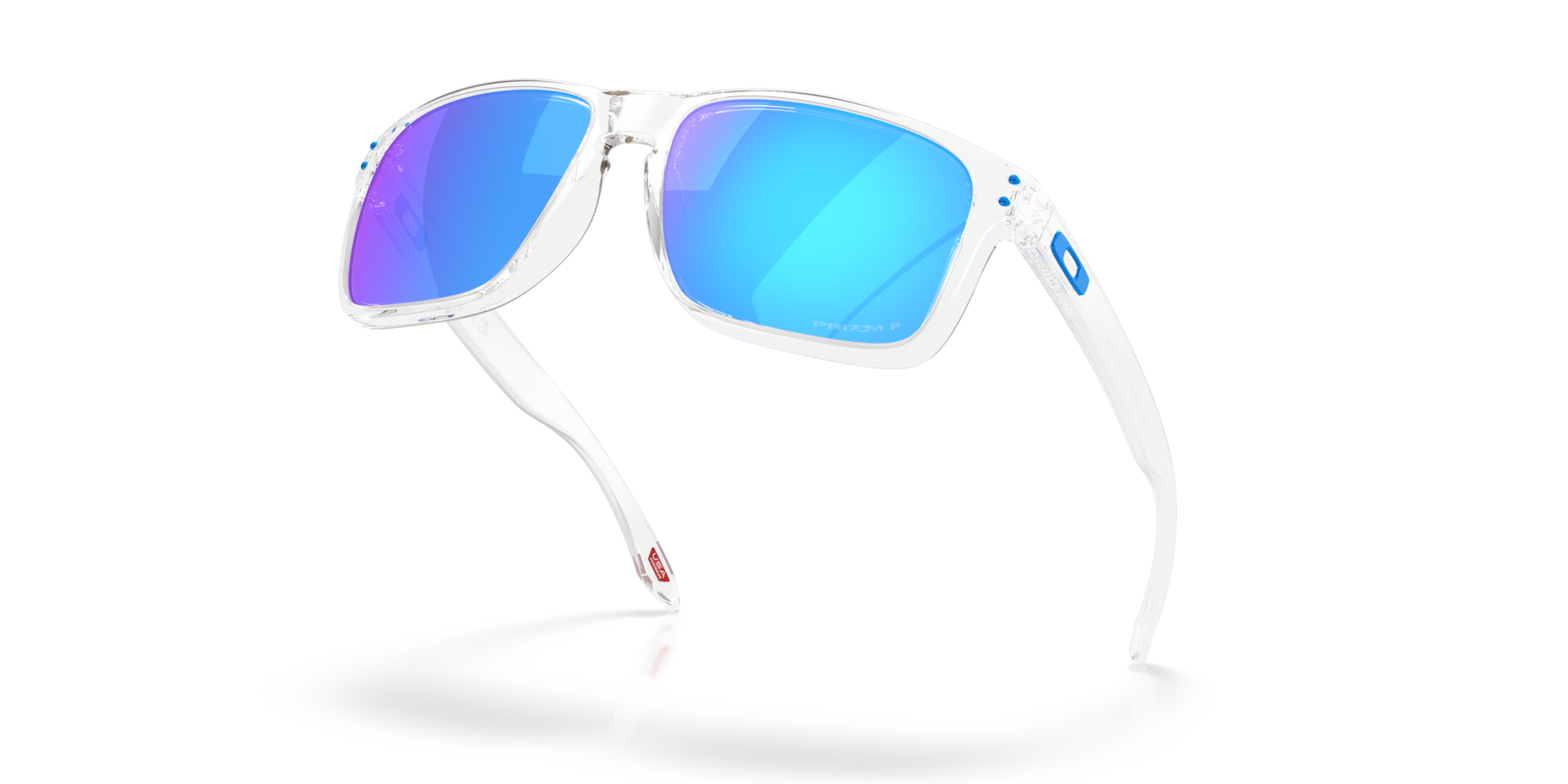 Oakley Okulary przeciwsłoneczne HOLBROOK XXL Polished clear / Prizm sapphire polarized OO9487-07