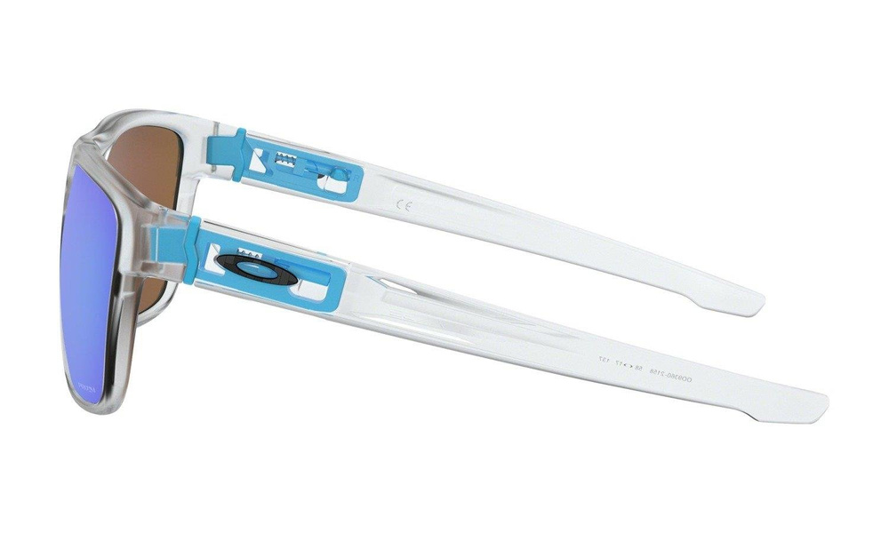 Oakley Okulary przeciwsłoneczne CROSSRANGE XL Matte Clear/Prizm Sapphire OO9360-21