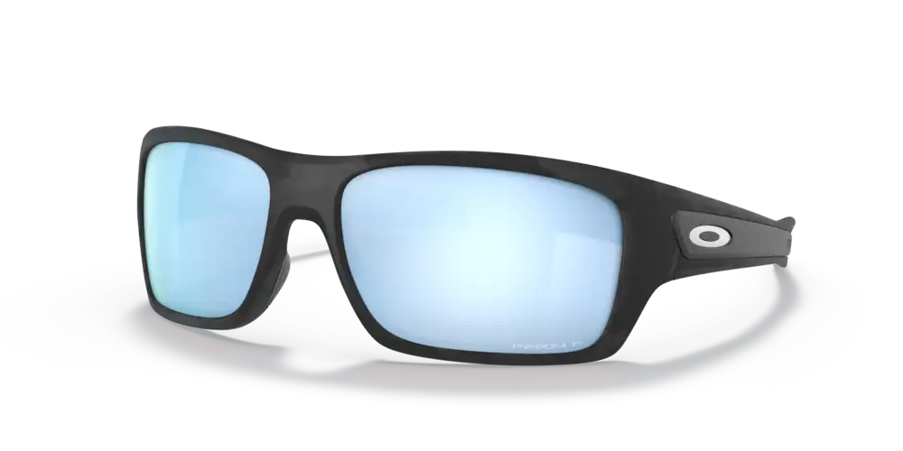 Oakley Okulary przeciwsłoneczne TURBINE Matte Black Camo, Prizm Deep Water Polarized OO9263-64