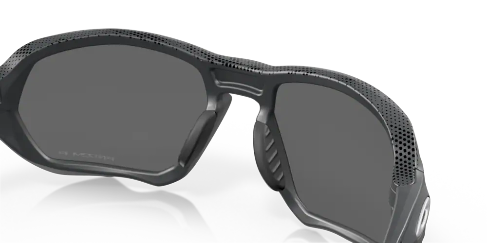 Oakley Sunglasses PLAZMA High Resolution Collection Matte Carbon, Prizm Black Polarized OO9019-14