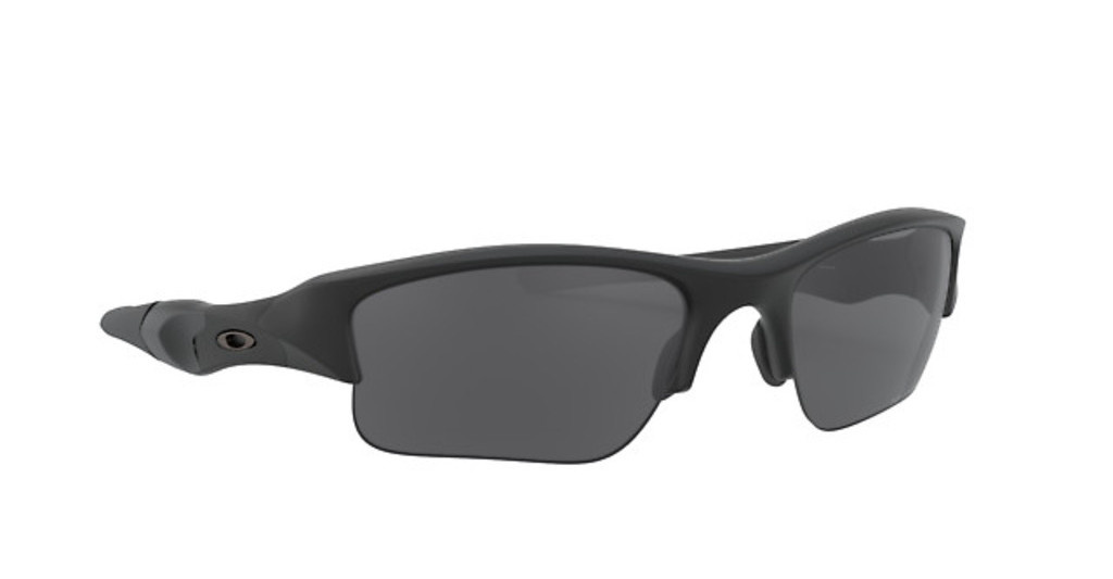 Oakley Sunglasses FLAK JACKET XLJ Matte Black/Grey Polarized OO9009 11-435