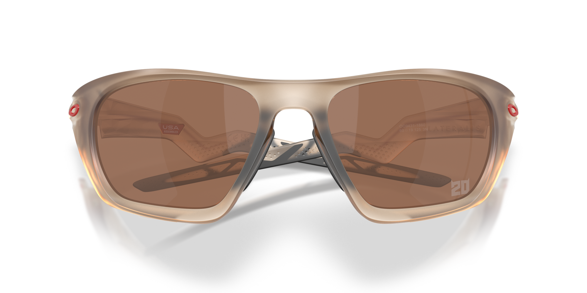 Oakley Okulary przeciwsłoneczne LATERALIS Fabio Quartararo Signature Series Matte Sepia / Prizm Tungsten OO9431-18