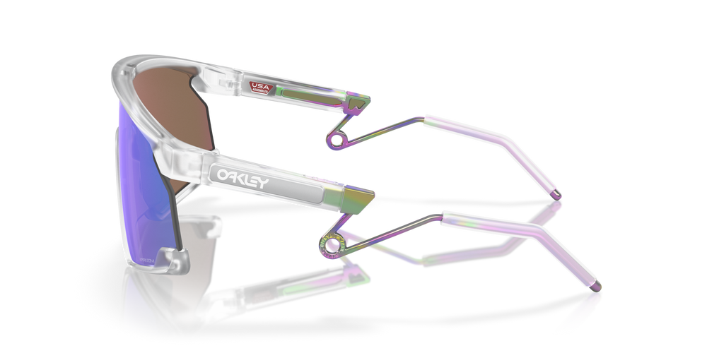 Oakley Sunglasses BXTR METAL Matte Clear / Prizm Violet OO9237-02