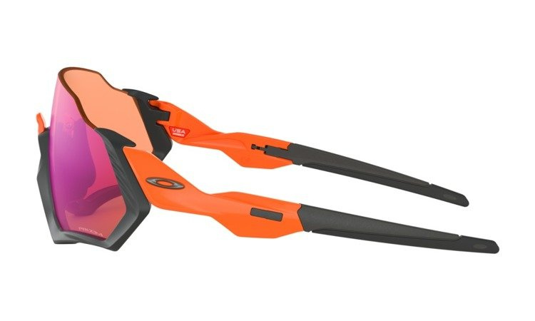 Oakley Okulary Przeciwsłoneczne FLIGHT JACKET Neon Orange/Prizm Trail OO9401-04
