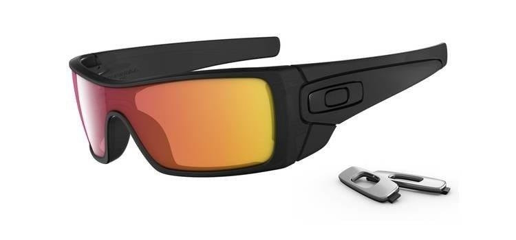 Oakley BATWOLF Matte Black Ink/Ruby Iridium OO9101-38