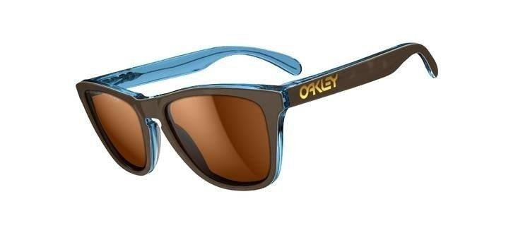 Oakley Okulary Frogskins LX Tortoise Blue/Bronze Polarized OO2043-03
