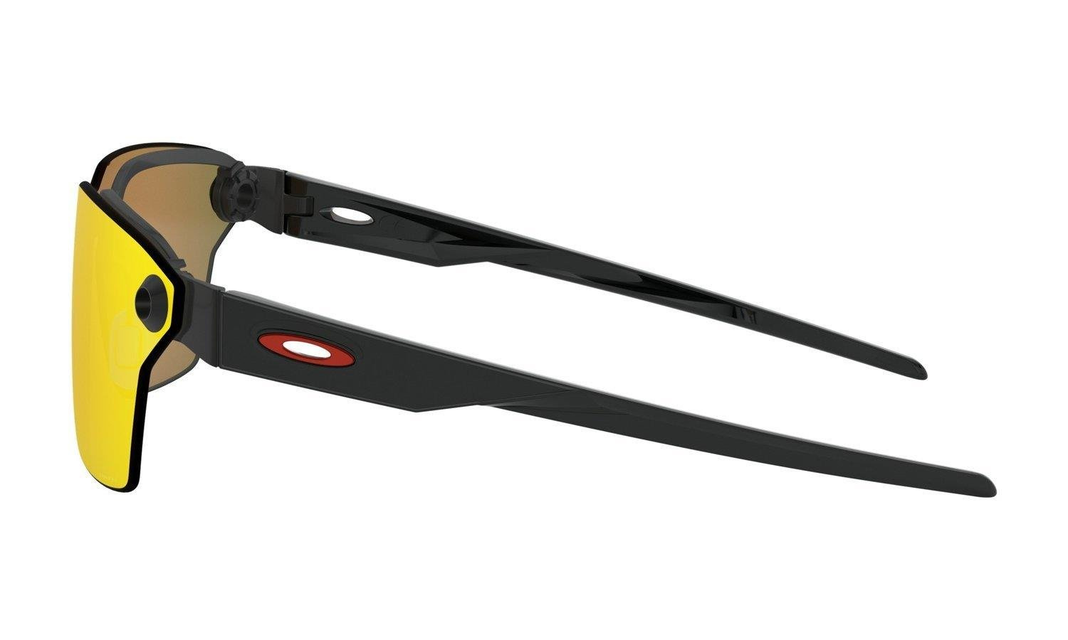 Oakley Okulary przeciwsłoneczne LUGPLATE Polished Black/Prizm Ruby OO4139-04